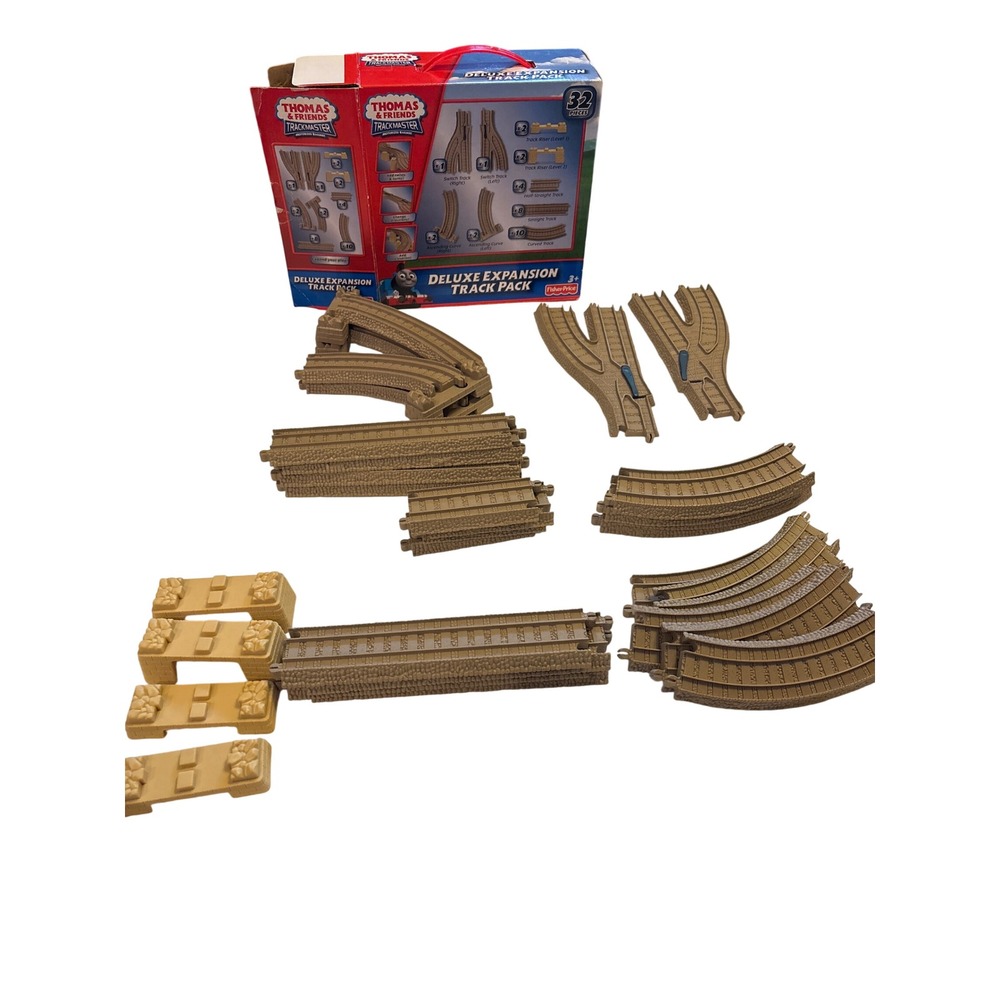 Thomas & Friends TrackMaster Deluxe Expansion Track Pack 32 Pieces Fisher-Price